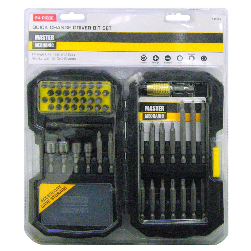 BLACK&DECKER 140101 Master Mechanic® 54 PC Quick Change Driver Bit Set